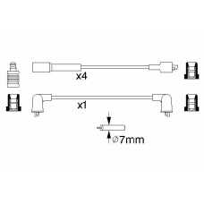 0 986 356 941 BOSCH Комплект проводов зажигания