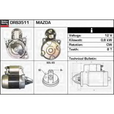 DRS3511 DELCO REMY Стартер