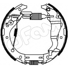 151-208 CIFAM Комплект тормозных колодок