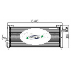 PXNCH-008 Parts mall Конденсатор, кондиционер