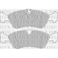 BBP1474 BORG & BECK Комплект тормозных колодок, дисковый тормоз