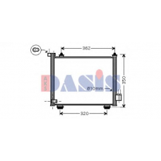 152033N AKS DASIS Конденсатор, кондиционер