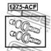 1275-ACF FEBEST Ремкомплект, тормозной суппорт