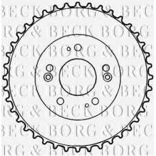 BBR7192 BORG & BECK Тормозной барабан