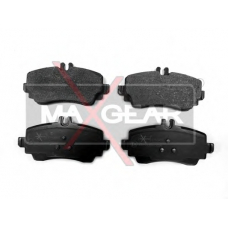 19-0498 MAXGEAR Комплект тормозных колодок, дисковый тормоз
