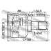 1211-TUC20LH FEBEST Шарнир, приводной вал