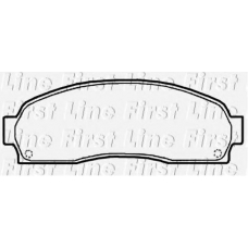 FBP3778 FIRST LINE Комплект тормозных колодок, дисковый тормоз
