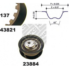 23820 MAPCO Комплект ремня грм