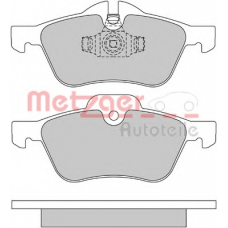 1170189 METZGER Комплект тормозных колодок, дисковый тормоз
