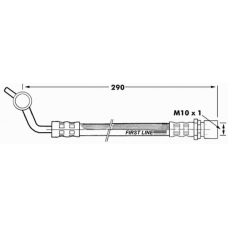 FBH7289 FIRST LINE Тормозной шланг