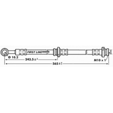 FBH7142 FIRST LINE Тормозной шланг