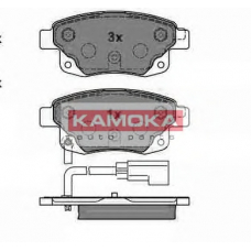 JQ1013860 KAMOKA Комплект тормозных колодок, дисковый тормоз