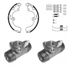 1072 DELPHI Комплект тормозных колодок
