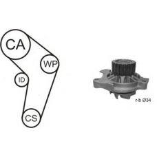 WPK-9274R02 AIRTEX Водяной насос + комплект зубчатого ремня