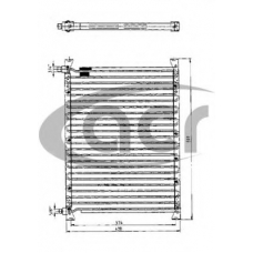 300141 ACR Конденсатор, кондиционер