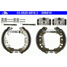 03.0520-6819.3 ATE Комплект тормозных колодок