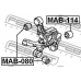 MAB-114 FEBEST Втулка, рычаг колесной подвески