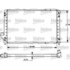 731277 VALEO Радиатор, охлаждение двигателя