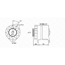 943321013010 MAGNETI MARELLI Генератор