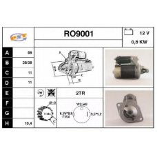 RO9001 SNRA Стартер