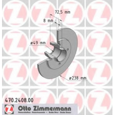 470.2408.00 ZIMMERMANN Тормозной диск