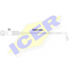 610475 E C ICER Сигнализатор, износ тормозных колодок