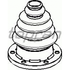 109 246 TOPRAN Пыльник, приводной вал