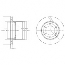 BG4221 DELPHI Тормозной диск
