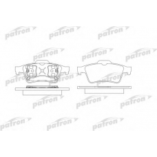 PBP1540 PATRON Комплект тормозных колодок, дисковый тормоз