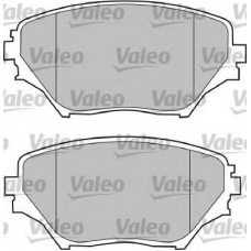 598536 VALEO Комплект тормозных колодок, дисковый тормоз