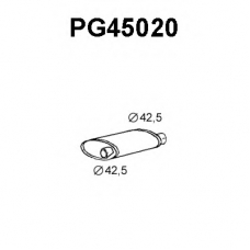 PG45020 VENEPORTE Средний глушитель выхлопных газов
