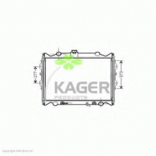 31-2531 KAGER Радиатор, охлаждение двигателя