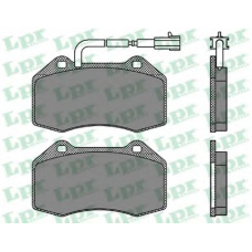 05P1389A LPR Комплект тормозных колодок, дисковый тормоз