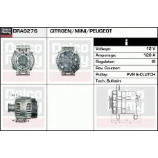 DRA0276 DELCO REMY Генератор