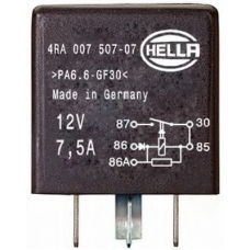 4RA 007 507-071 HELLA Реле, рабочий ток; Многофункциональное реле