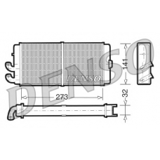 DRR02001 NPS Теплообменник, отопление салона