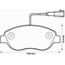 13-0460-3983-2-SET-MS MASTER-SPORT Комплект тормозных колодок, дисковый тормоз