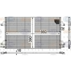 8FC 351 301-644 HELLA Конденсатор, кондиционер