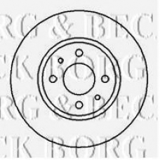 BBD5086 BORG & BECK Тормозной диск