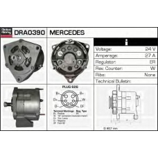 DRA0390 DELCO REMY Генератор