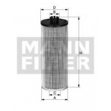 H 12 140 x MANN-FILTER Фильтр масляный