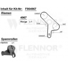 F904916 FLENNOR Комплект ремня грм