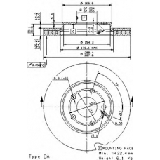 24923 AP Тормозной диск
