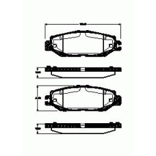 457.00 REMSA 457 00_=d2123-01 [0446650060] !колодки дисковые з.\ lexus ls 400 89]