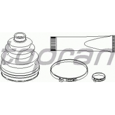 721 200 TOPRAN Комплект пылника, приводной вал