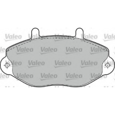 540558 VALEO Комплект тормозных колодок, дисковый тормоз