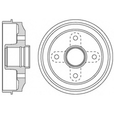 VBD652 MOTAQUIP Тормозной барабан