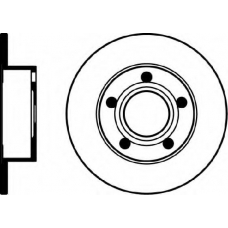 MDC1358 MINTEX Тормозной диск