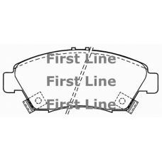 FBP3074 FIRST LINE Комплект тормозных колодок, дисковый тормоз