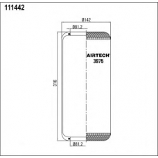 3975 Airtech Кожух пневматической рессоры